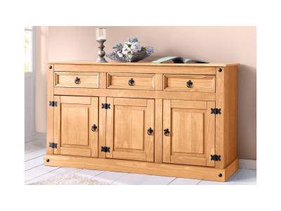 Balcão de madeira em cera | Coleção México